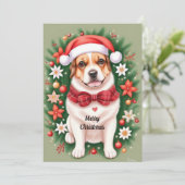 Weihnachts-Weihnachtskarte Feiertagskarte (Stehend Vorderseite)