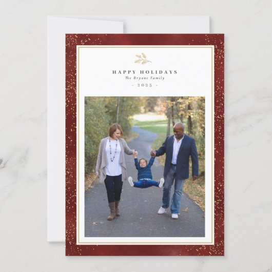 Weihnachts-Weihnachtskarte Feiertagskarte (Vorderseite)