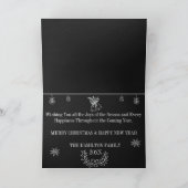 Weihnachts-Weihnachtskarte Feiertagskarte (Innenseite)