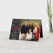 Weihnachts-Weihnachtskarte Feiertagskarte (Vorderseite)