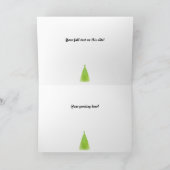 Weihnachts-Weihnachtskarte Feiertagskarte (Innenseite)