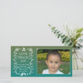 Weihnachts-Weihnachtskarte Feiertagskarte (Stehend Vorderseite)