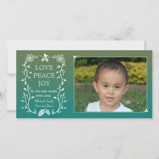 Weihnachts-Weihnachtskarte Feiertagskarte (Vorderseite)