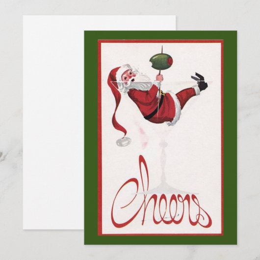 Weihnachts Weihnachtskarte Feiertagskarte (Vorne/Hinten)