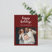 Weihnachts-Weihnachtskarte Feiertagskarte (Stehend Vorderseite)