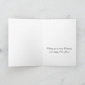 Weihnachts-Weihnachtskarte Feiertagskarte (Innenseite)
