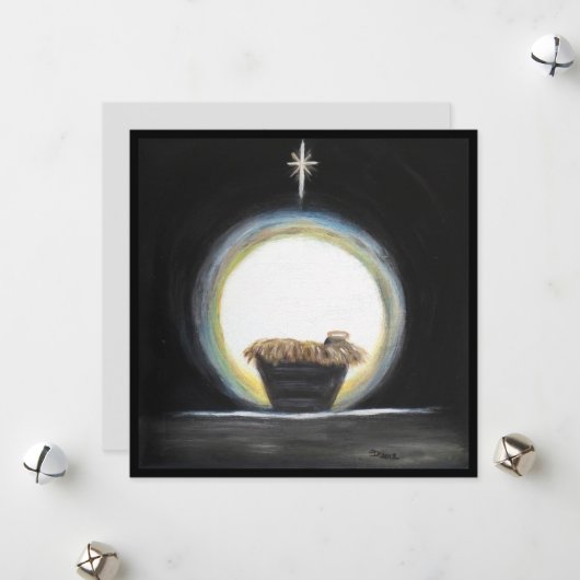 Weihnachts-Weihnachtskarte Feiertagskarte (Vorderseite/Rückseite Beispiel)