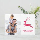Weihnachts-Weihnachtskarte Feiertagskarte (Stehend Vorderseite)