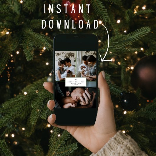 Weihnachts-Weihnachtskarte Feiertagskarte