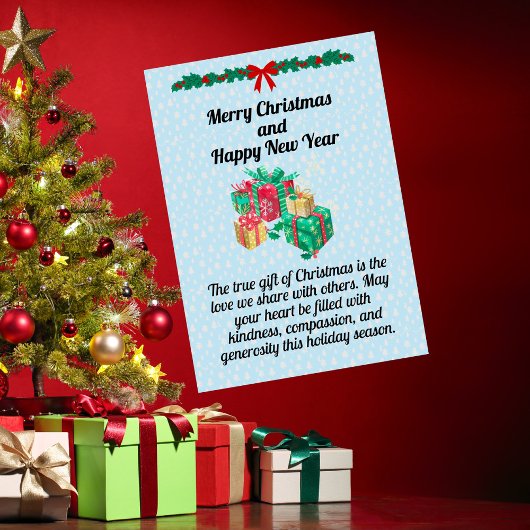 Weihnachts-Weihnachtskarte Feiertagskarte