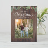Weihnachts-Weihnachtskarte Feiertagskarte (Stehend Vorderseite)