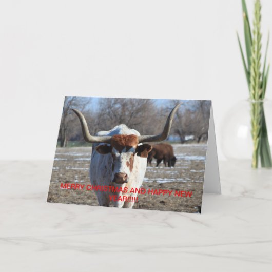 Weihnachts-Weihnachtskarte Feiertagskarte (Vorderseite)