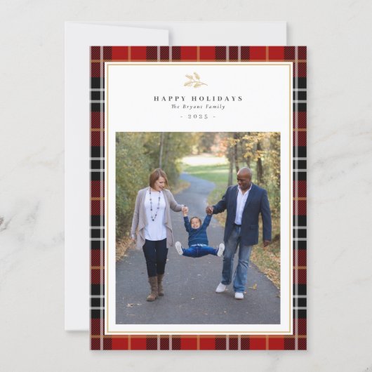 Weihnachts-Weihnachtskarte Feiertagskarte (Vorderseite)