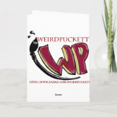 Weihnachts-Weihnachtskarte Feiertagskarte (Rückseite)