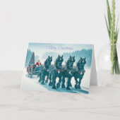 Weihnachts-Weihnachtskarte Feiertagskarte (Vorderseite)