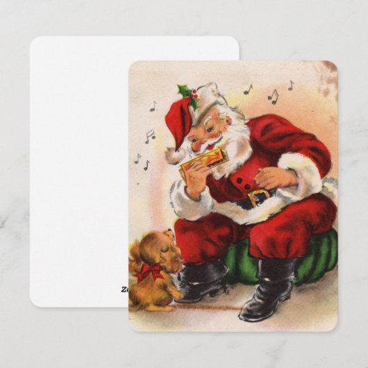 Weihnachts Weihnachtskarte Feiertagskarte (Vorne/Hinten)