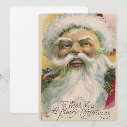 Weihnachts Weihnachtskarte Feiertagskarte (Vorne/Hinten)