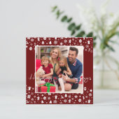 Weihnachts-Weihnachtskarte Foto (Stehend Vorderseite)