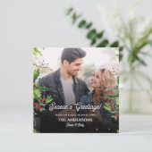 Weihnachts-Weihnachtskarte Foto-Weihnachtskarte (Stehend Vorderseite)