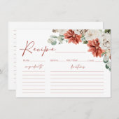 Weihnachts-Weihnachtskarte für den Roten Winter Br Einladung (Vorne/Hinten)