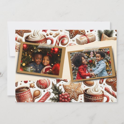 Weihnachts-Weihnachtskarte für den Weihnachtsanfan Feiertagskarte (Vorderseite)