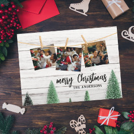 Weihnachts-Weihnachtskarte für Fotos Feiertagskarte