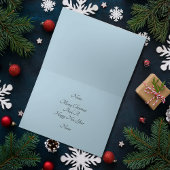 Weihnachts-Weihnachtskarte für Motorräder Dankeskarte