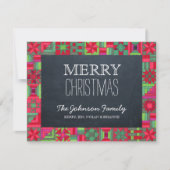 Weihnachts-Weihnachtskarte im Weihnachtsformat Feiertagskarte (Vorderseite)