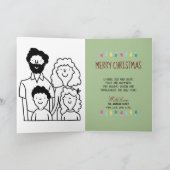 Weihnachts-Weihnachtskarte Karte (Innenseite)