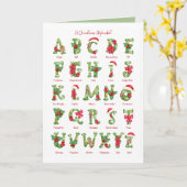 Weihnachts-Weihnachtskarte Karte (Gelbe Blume)