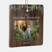 Weihnachts-Weihnachtskarte Keramikornament (Rechts)