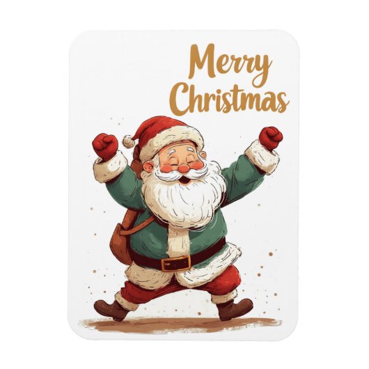 Weihnachts-Weihnachtskarte Magnet (Vertikal)