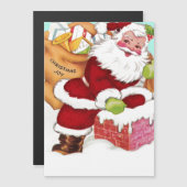 Weihnachts-Weihnachtskarte Magnetkarte (Vorne/Hinten)