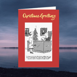 Weihnachts Weihnachtskarte mit QR-Code Feiertagskarte