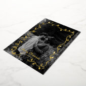 Weihnachts-Weihnachtskarte Niedliches Foto Folien Feiertagskarte (Gedreht)