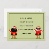 Weihnachts-Weihnachtskarte Postkarte (Vorne/Hinten)