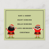 Weihnachts-Weihnachtskarte Postkarte (Vorderseite)