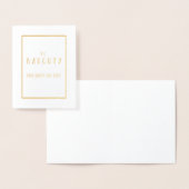 Weihnachts-Weihnachtskarte - Seien Sie unheimlich! Folienkarte (Anzeige)