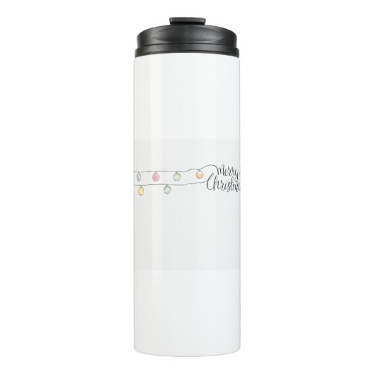 Weihnachts-Weihnachtskarte Thermosbecher (Vorderseite)