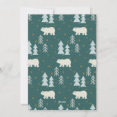 Weihnachts-Weihnachtskarte und Weihnachtskarte Rob Feiertagskarte (Rückseite)