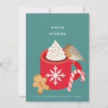 Weihnachts-Weihnachtskarte und Weihnachtskarte Rob