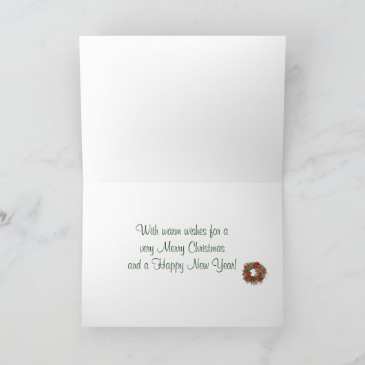 Weihnachts-Weihnachtskarte - Weihnachten (Innenseite)