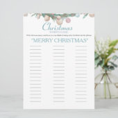 Weihnachts-Weihnachtskarten Feiertagskarte (Stehend Vorderseite)