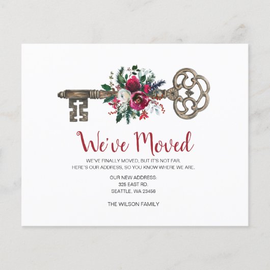 Weihnachts-Weihnachtskarten für bewegte Feiertage (Vorderseite)