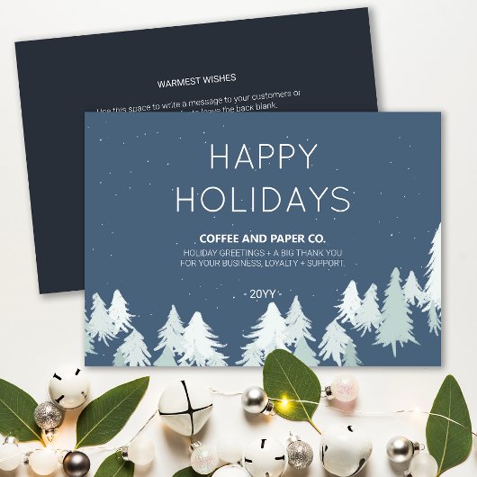 Weihnachts-Weihnachtskarten für Unternehmen Einladung