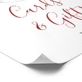 Weihnachts-Weihnachtskarten & Geschenke Poster (Ecke)