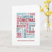 Weihnachts-Weihnachtskarten Karte (Gelbe Blume)