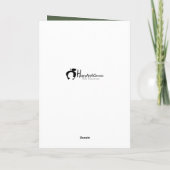 Weihnachts-Weihnachtskarten Karte (Rückseite)