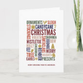 Weihnachts-Weihnachtskarten Karte (Vorderseite)