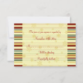 Weihnachts-Weihnachtskarten RSVP Karte (Rückseite)